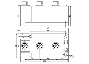 功率模塊尺寸圖